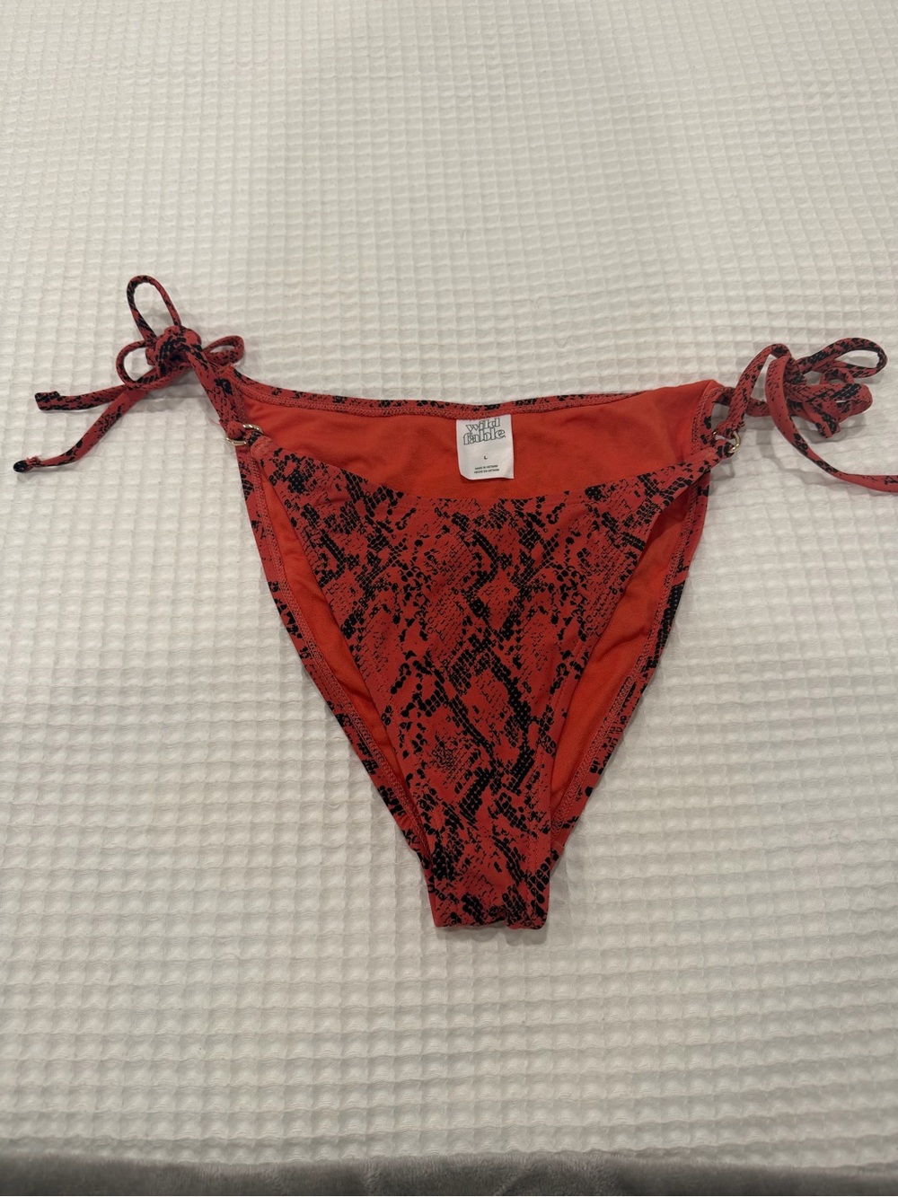 wild fable  Snake Print Bikini Bottom